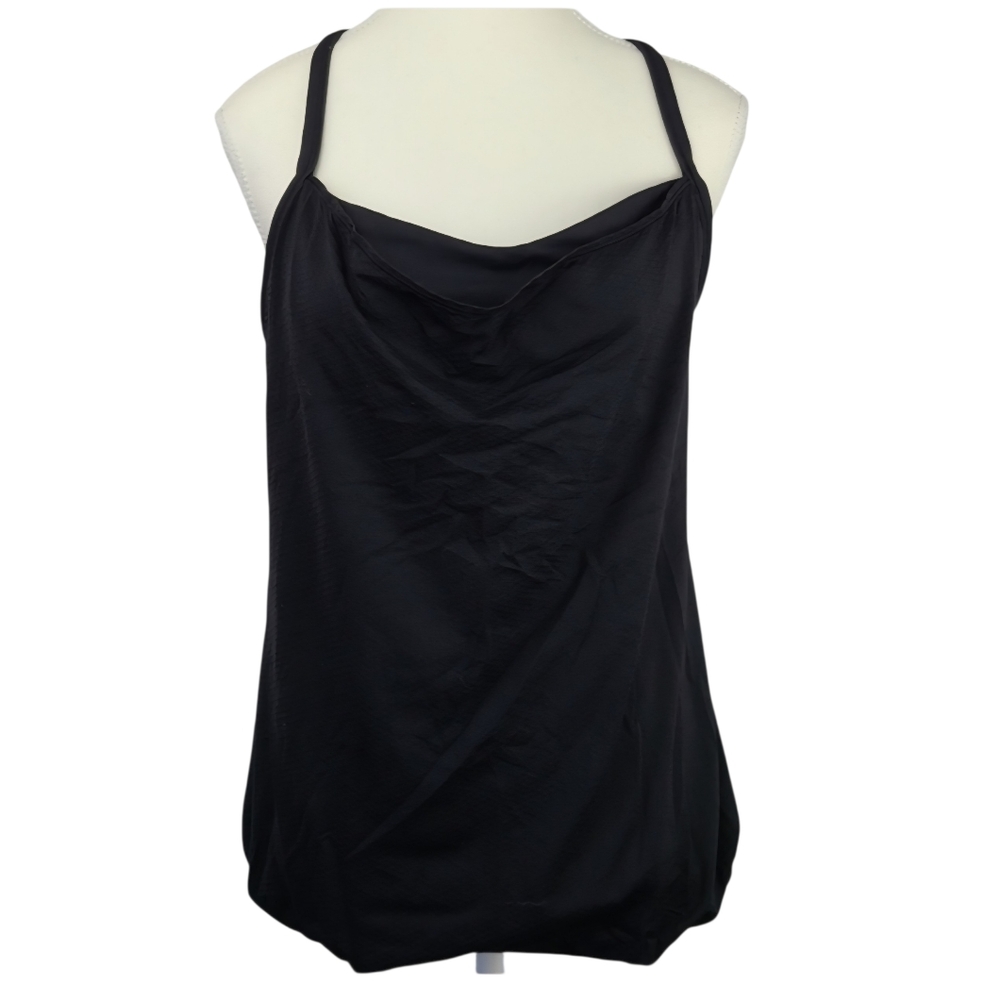 Lululemon Athletica C.Y.B Black Activewear Tank Top Sz 6 Gym Yoga Running